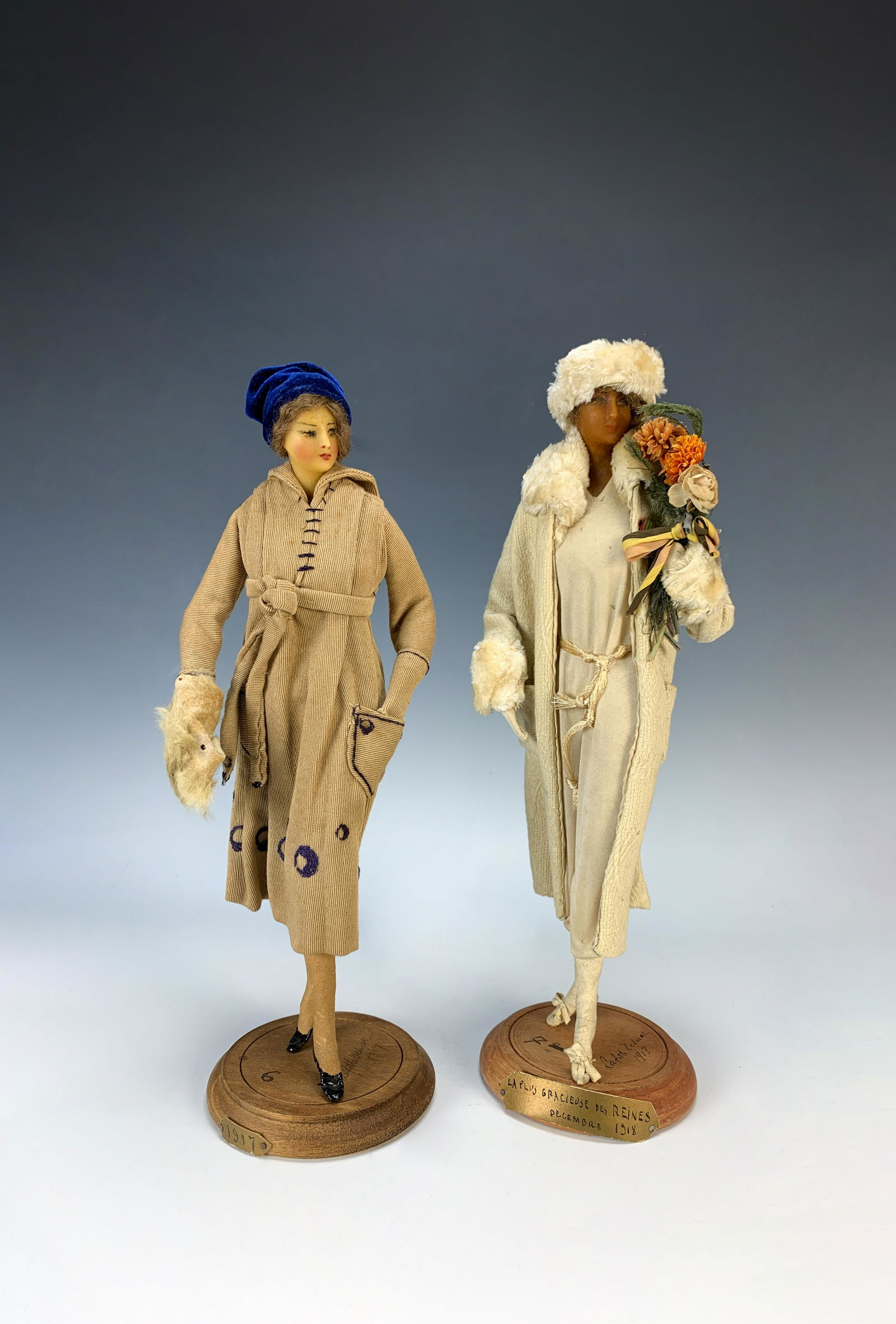 2 Lafitte-Desirat Wax Shoulder & Head Fashion Doll (1 of 1)