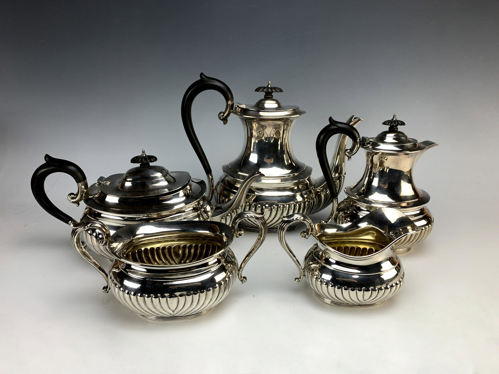 Birks Sterling Silver 5 Pc Coffee Tea Set (1 of 3)