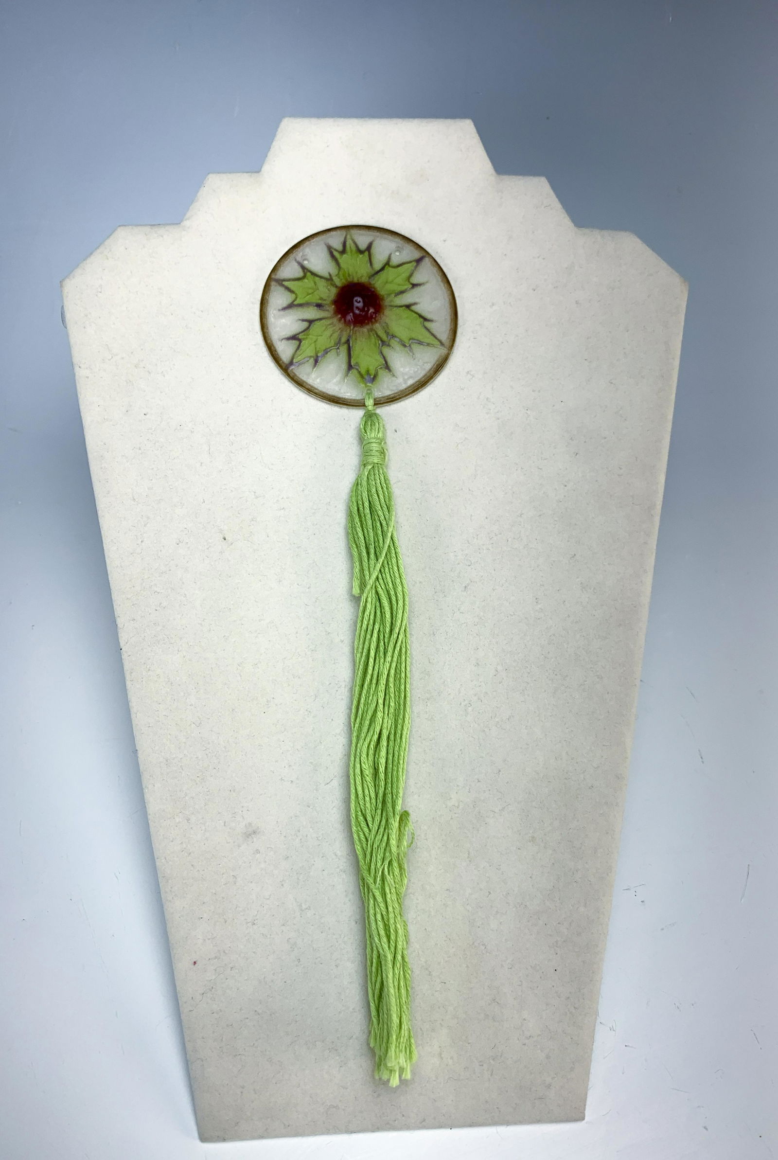 Argy Rousseau Pate de Verre Pendant (1 of 3)