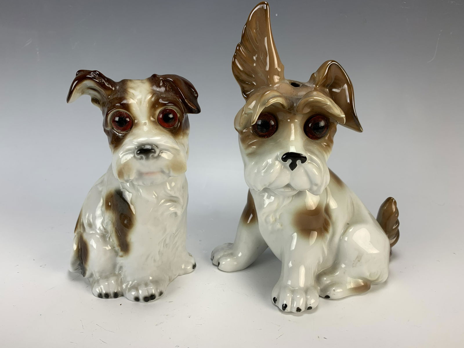 Two Vintage Porcelain Figural Dog Nightlights (1 of 3)