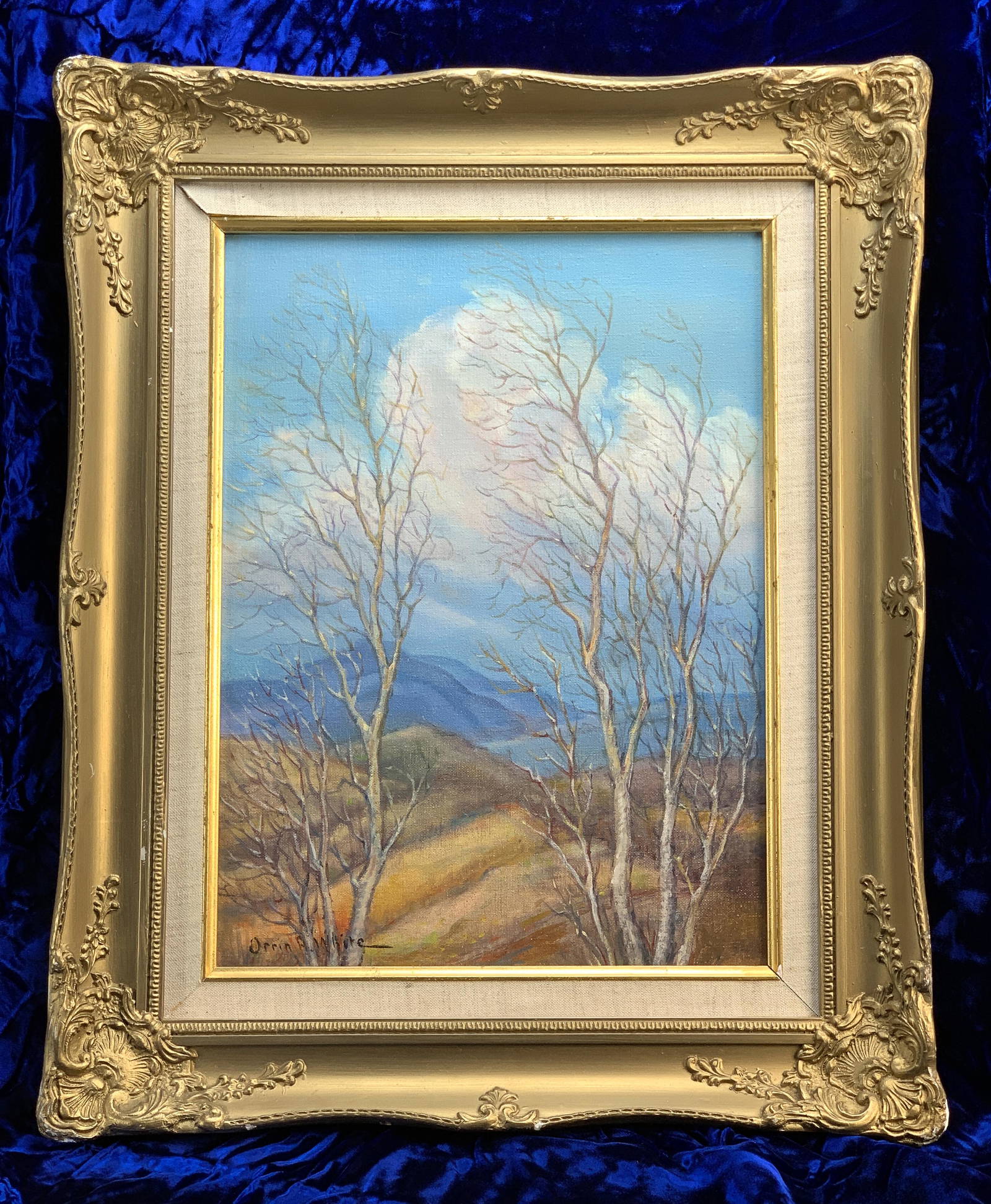 Orrin White (18831969) "autumn Winds" Painting Auction