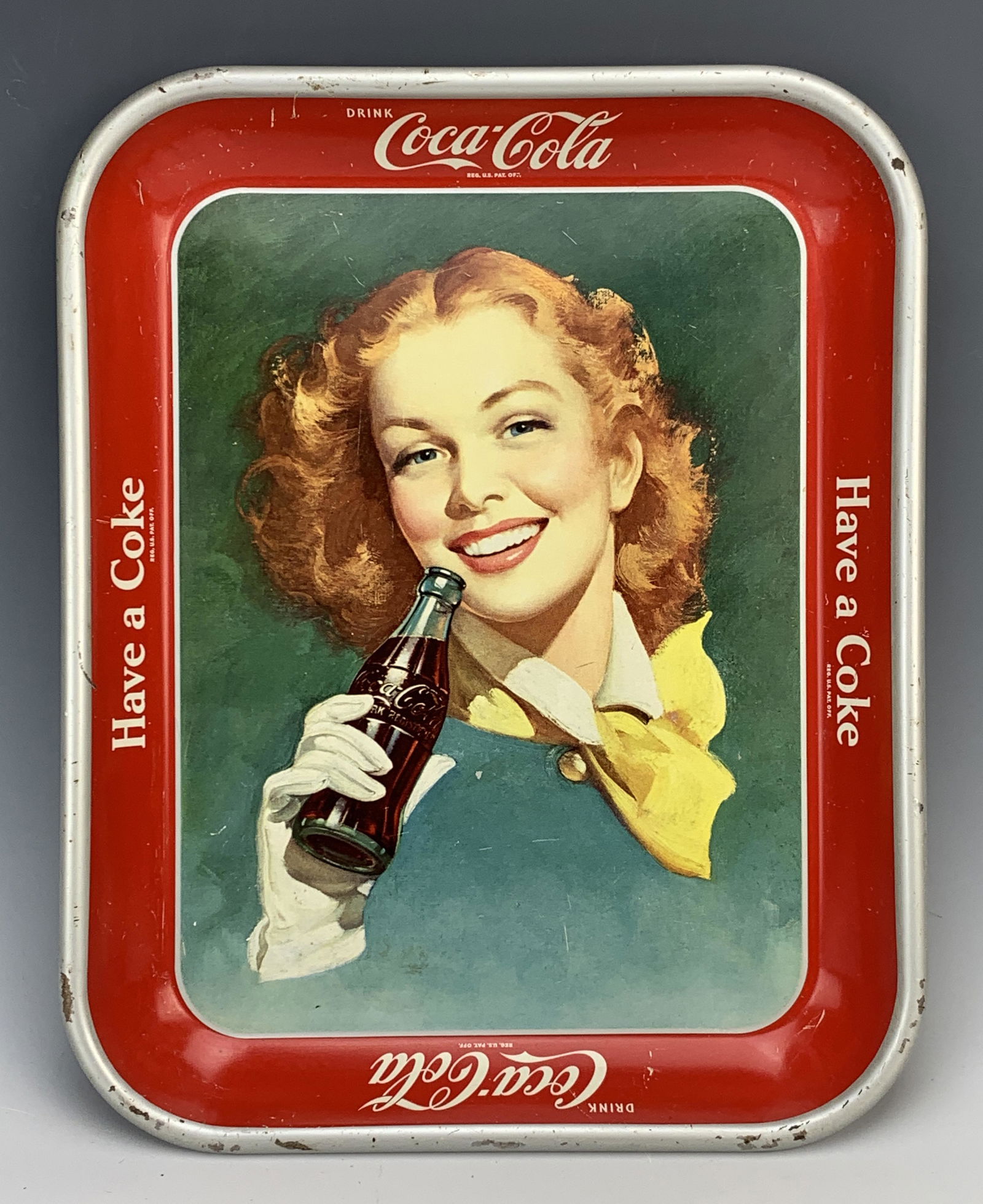 Vintage Coca-Cola Tray C1950 (1 of 1)