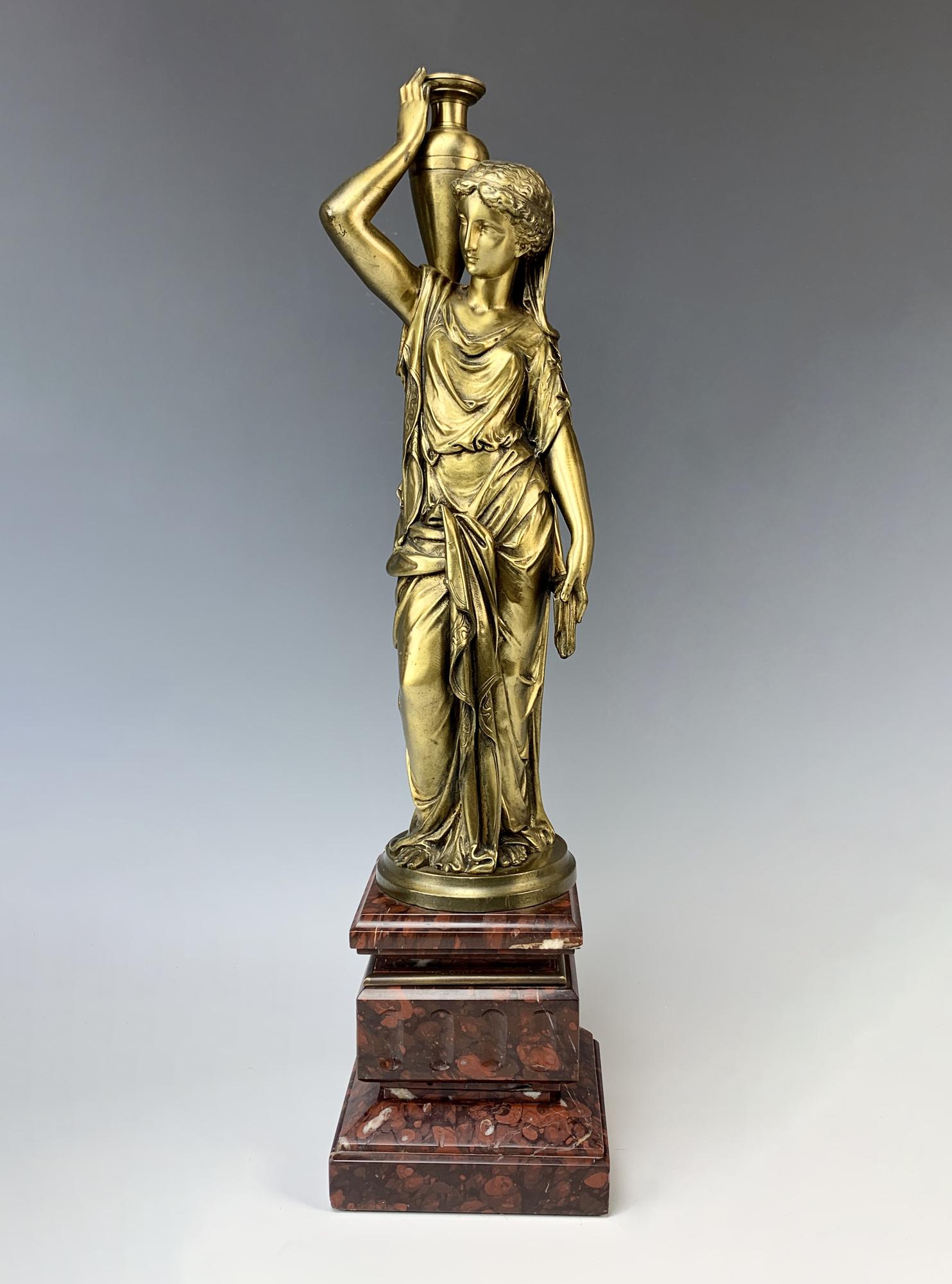 Antique Gilt Bronze Figure of a Goddess (1 of 6)