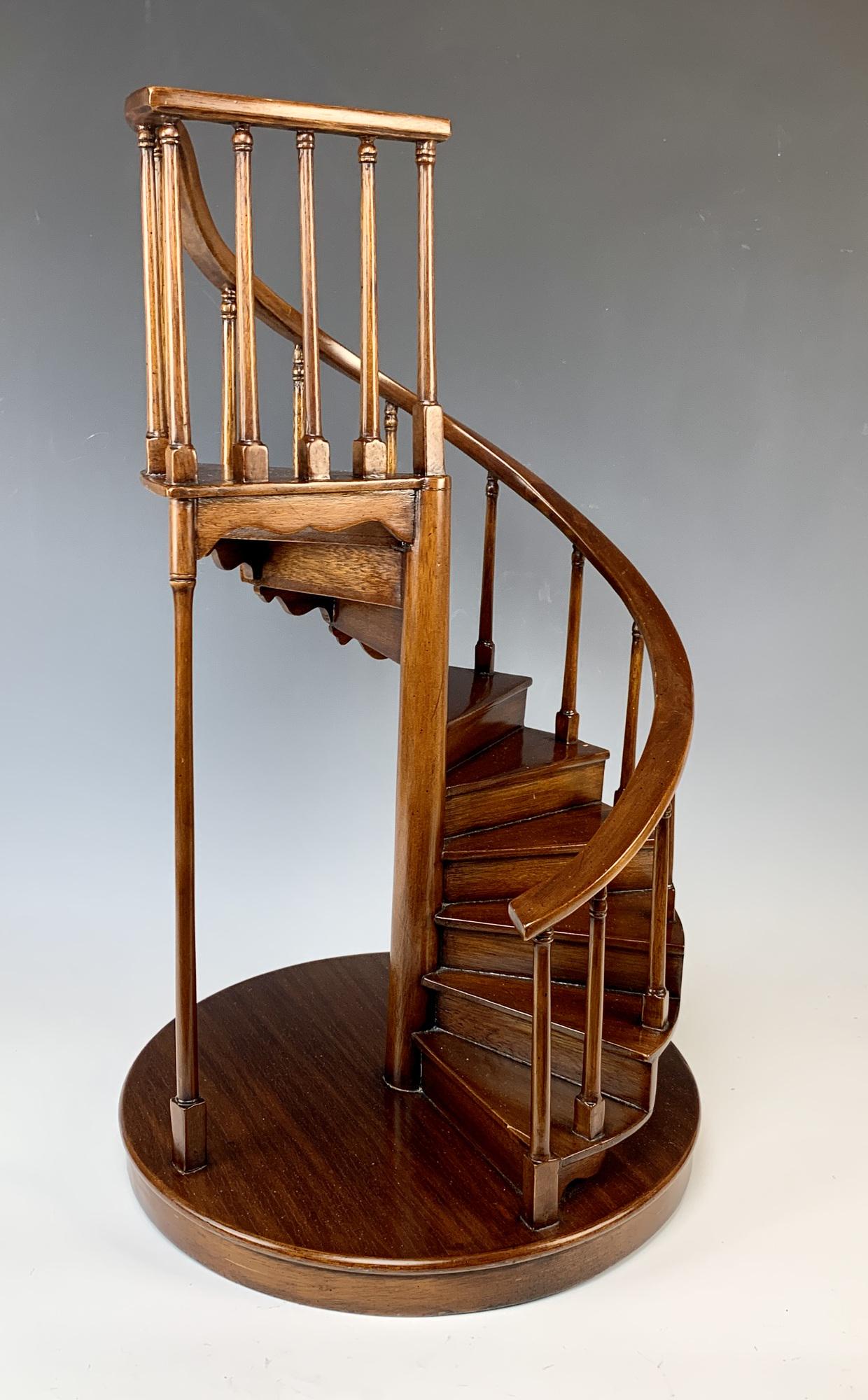 Wooden Architectural Model of Spiral Staircase (1 of 5)