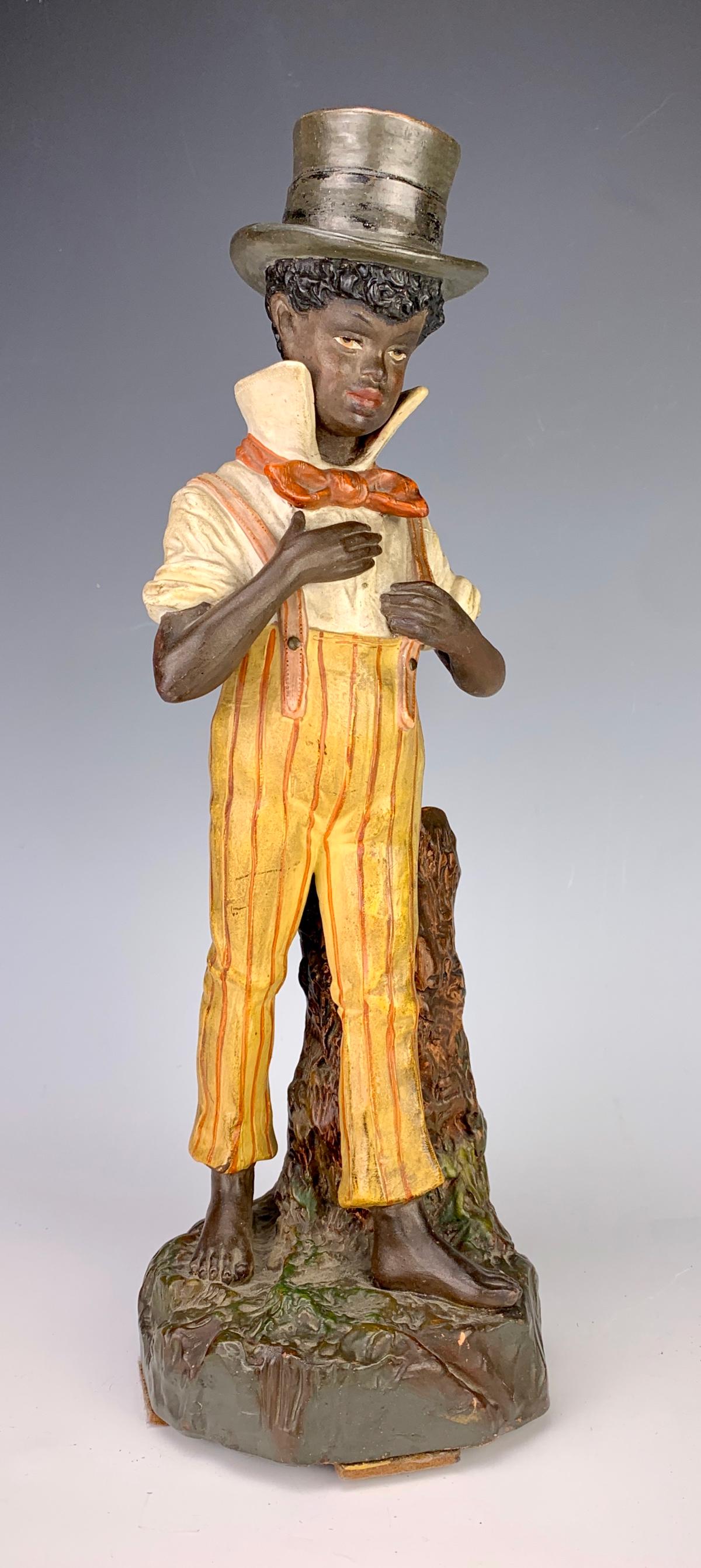 Bernard Bloch Black Americana Boy With Top Hat Auction