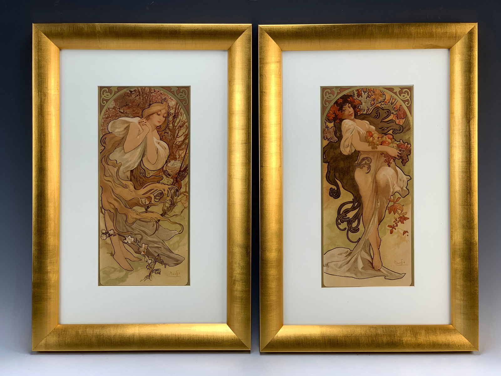 Alphonse Mucha Two Of Four Seasons (1 of 5)
