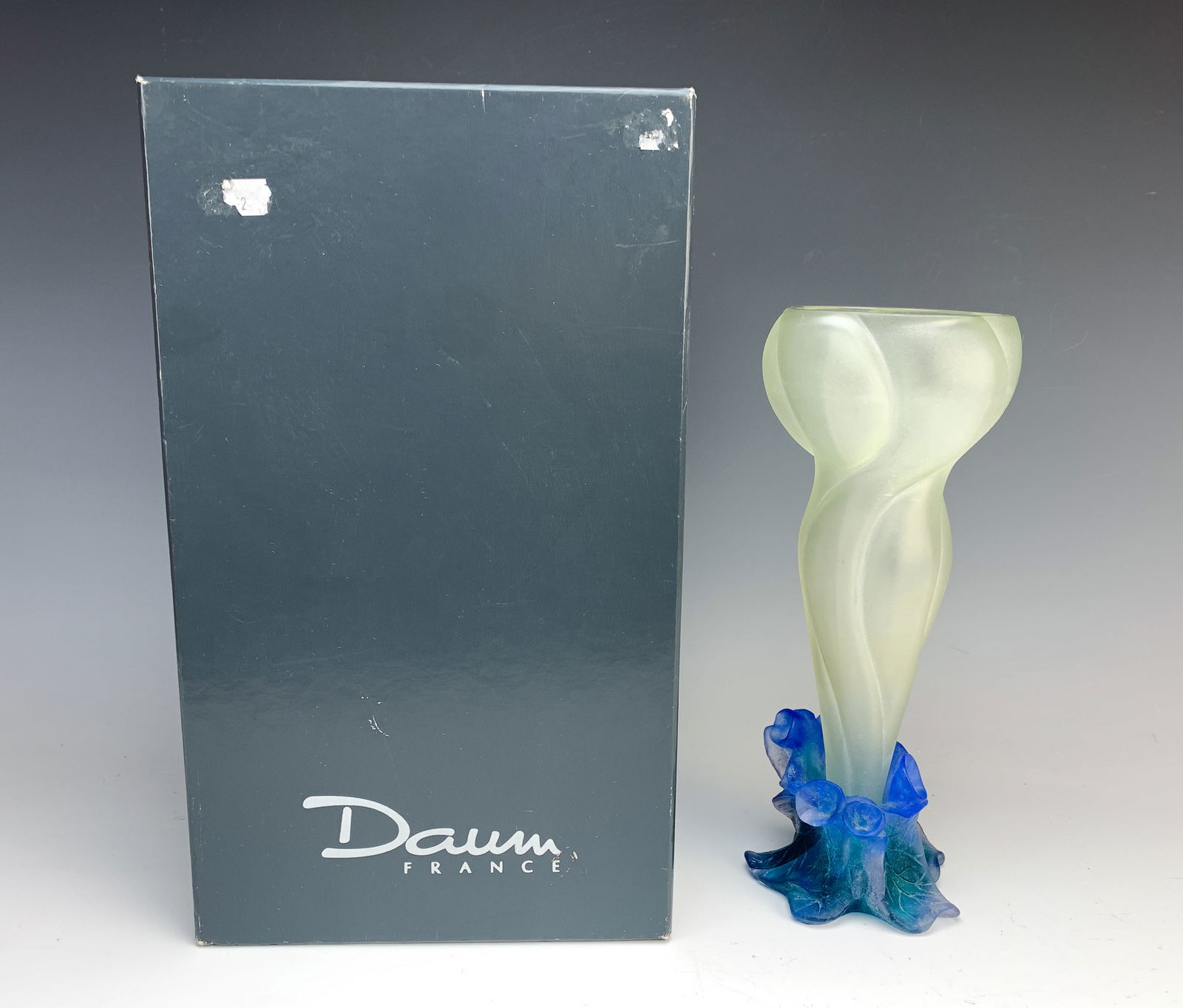 Daum France "Flowers" Pate De Verre Vase (1 of 5)