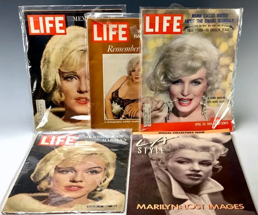 Early Marilyn Monroe Life Magazines 1959-1972 (1 of 1)
