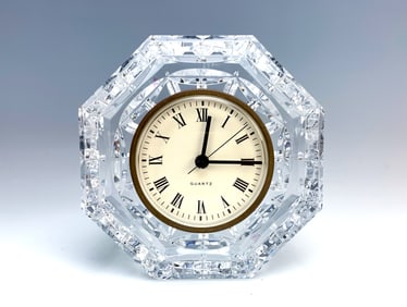Waterford Crystal Octagonal Desk Clock