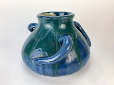 Leon Pointu Rare Antique 3 Arm Vase Pot