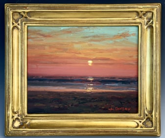William Dorsey Painting California Coastal Sunset