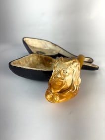 Meerschaum Pipe of Mephistopheles w Case