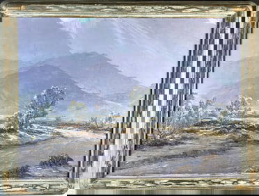 John Hilton Mountain Landscape Plein Air Painting