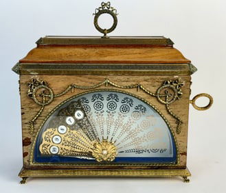 Faberge Imperial Fan Clock