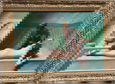 Nude Getting a Massage 20th Century Painting