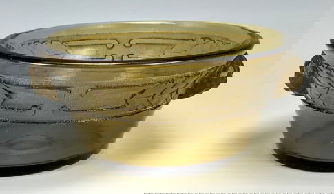 Schneider Art Deco Acid Etched Bowl