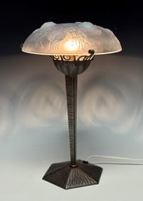 Sabino Art Deco Opalescent Lamp Sgd