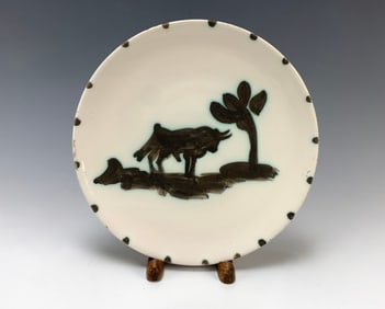 Pablo Picasso Ceramic "Taurean sous Arabe" Plate