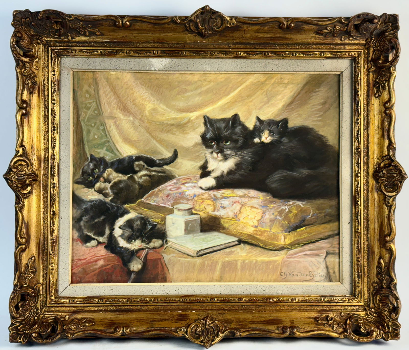 Charles Van DenEycken Cats & Her Kittens (1 of 4)