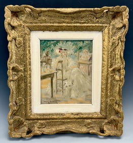 Louis Icart Original Oil Painting Sgd