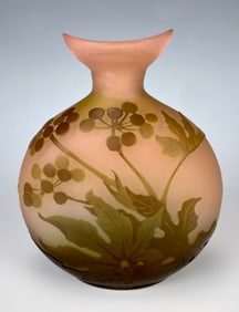 Galle Cameo Art Glass Vase