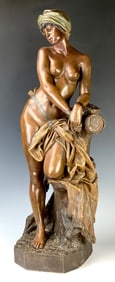 Monumental Goldscheider Moroccan Nude Slave
