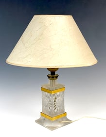 Lalique France "Josephine" Crystal Lamp
