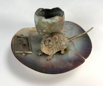Two Austrian Cold Painted Bronze Mice