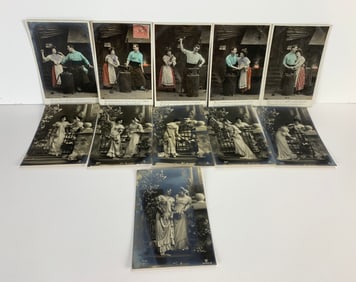 10 c.1910 Romantic Couple Photographic Postcards