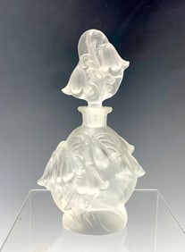 Perfume Bottle With Raised Bellflowers