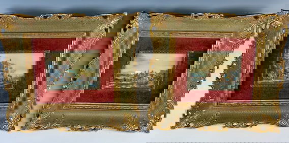 Two Vintage Miniature Paintings