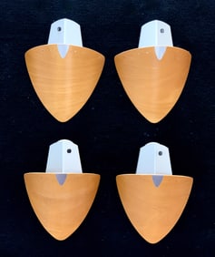 Set 4 Mid Century Modern Wall Sconces