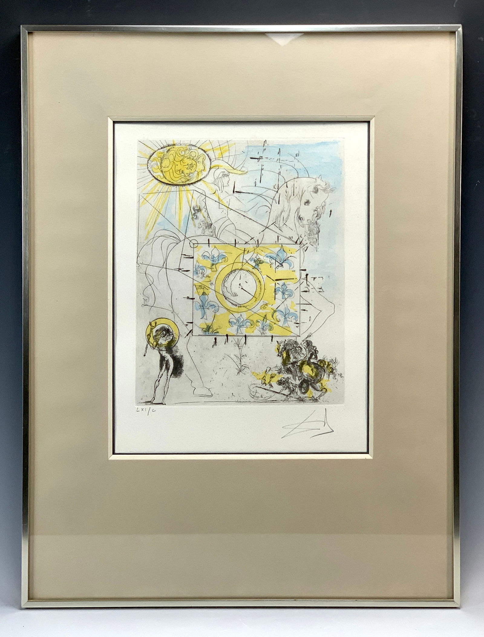 Salvador Dali "Cheval Royal" Color Engraving (1 of 5)