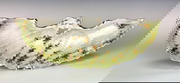 Rare Antique Porcelain Bat Tray