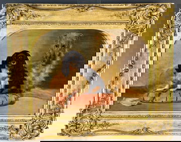 Dog Painting King Charles Spaniel & Wolfhound