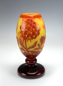 Le Verre Francais Charder Cameo Glass Vase