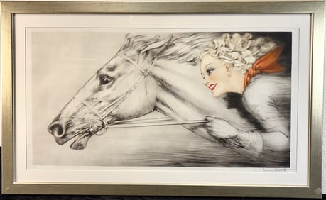 Louis Icart "Thoroughbreds" Pur Sang Etching