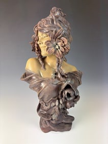 Goldscheider Art Nouveau Bust of a Beauty