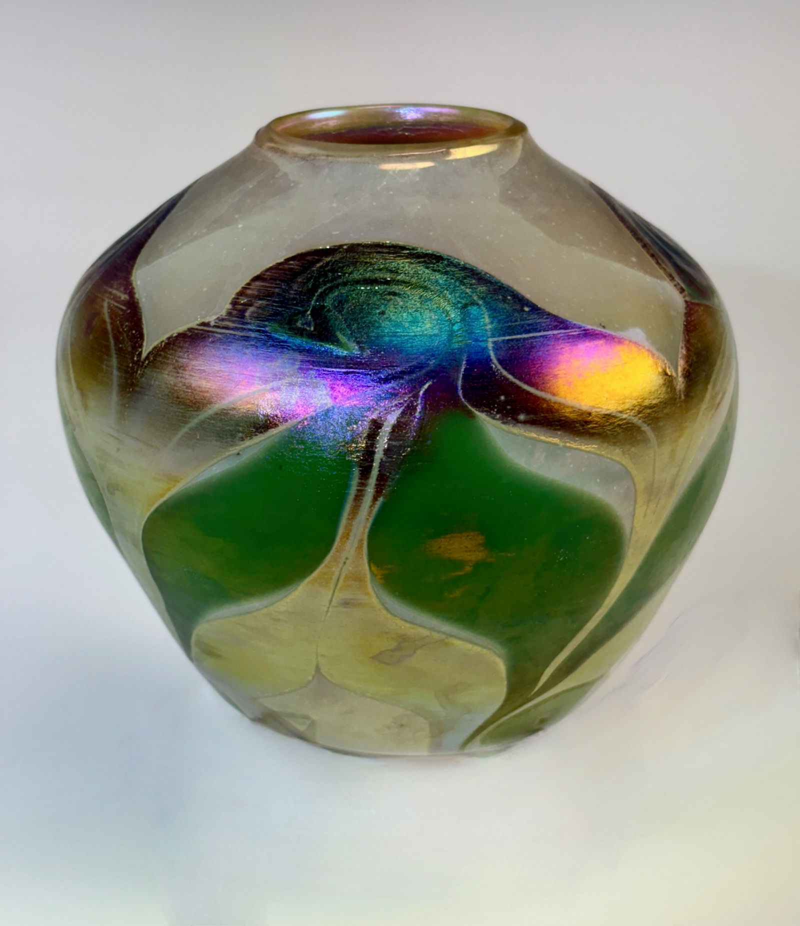 Rare Tiffany Studios Experimental Favrile Vase (1 of 6)