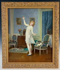 Victor Milton Oil painting "Little Rascal"