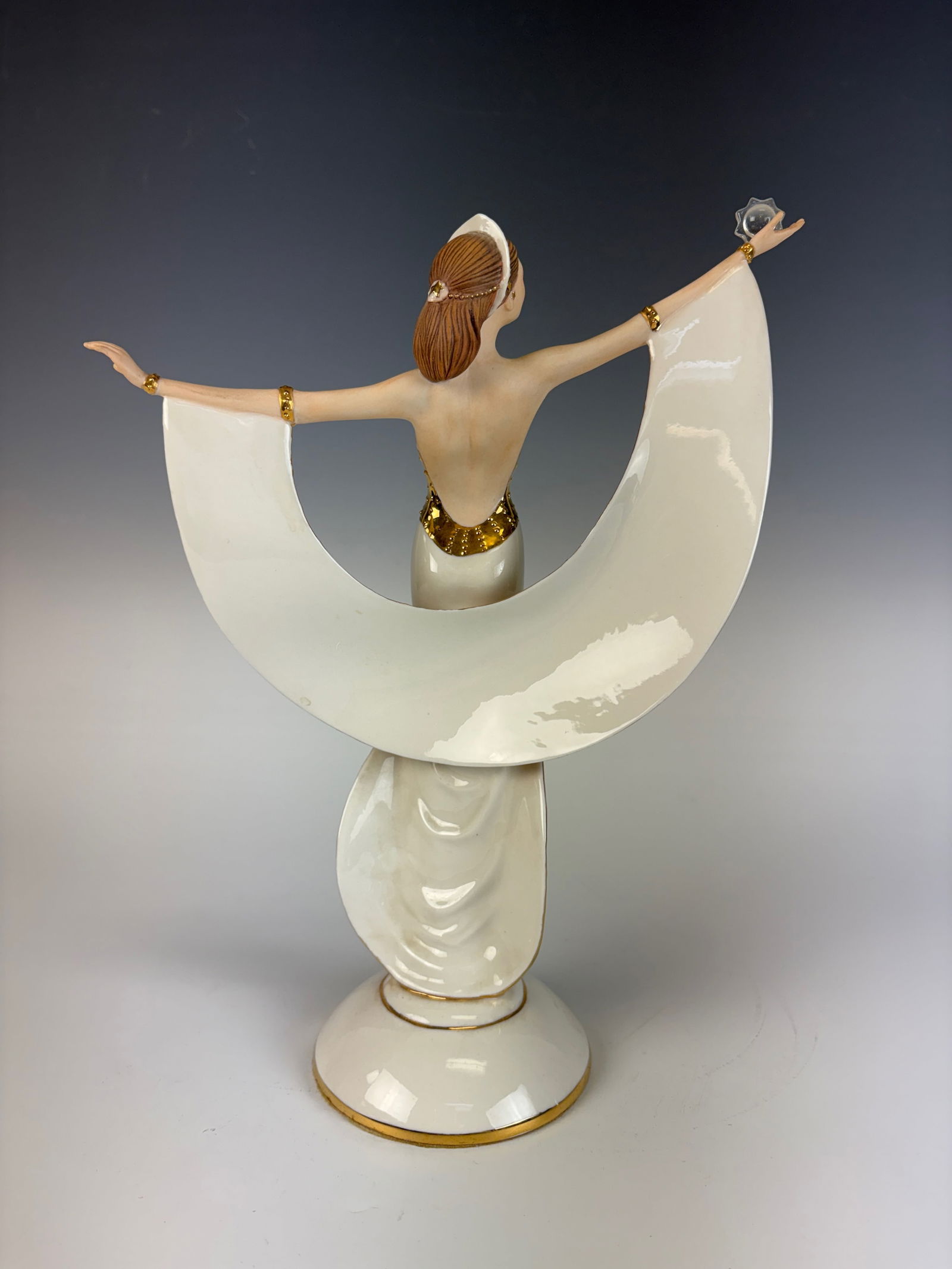 Franklin Mint Sunrise in Gold Porcelain Figurine - 2