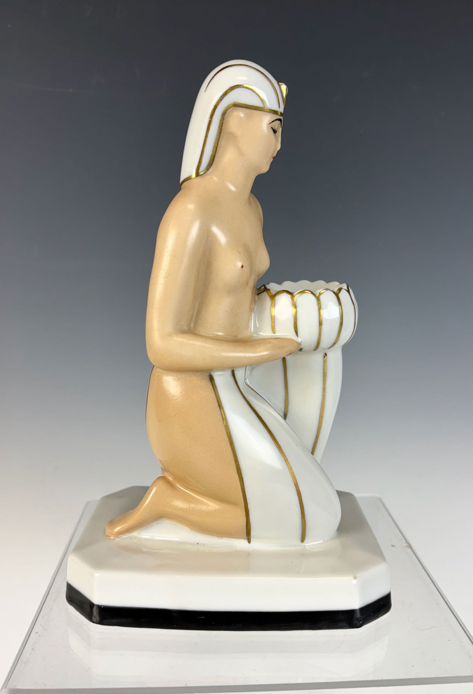 Robj Paris Porcelain Art Deco Perfume Lamp (1 of 4)