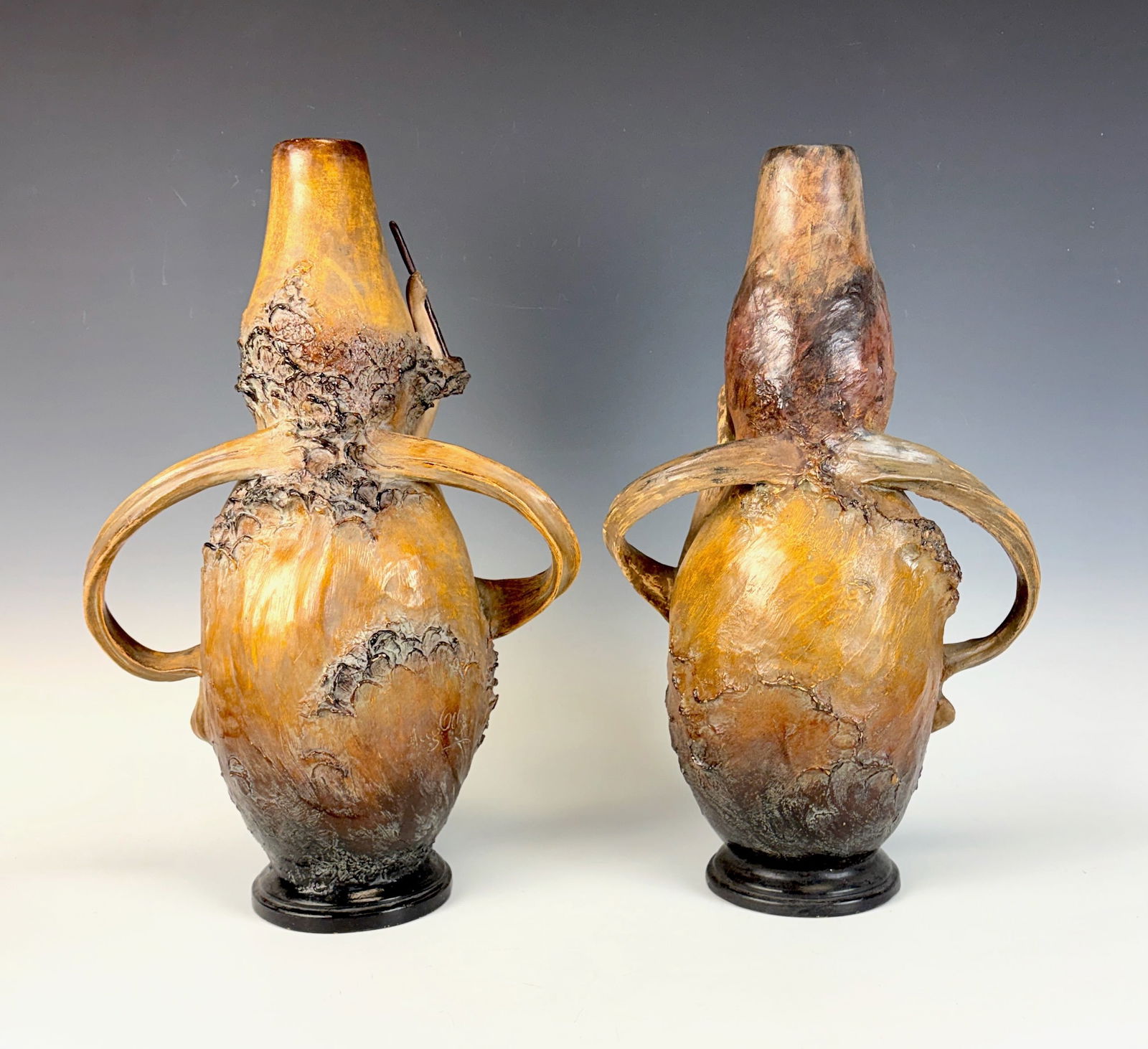 Johann Maresch Pair of Mermaid Vases - 3