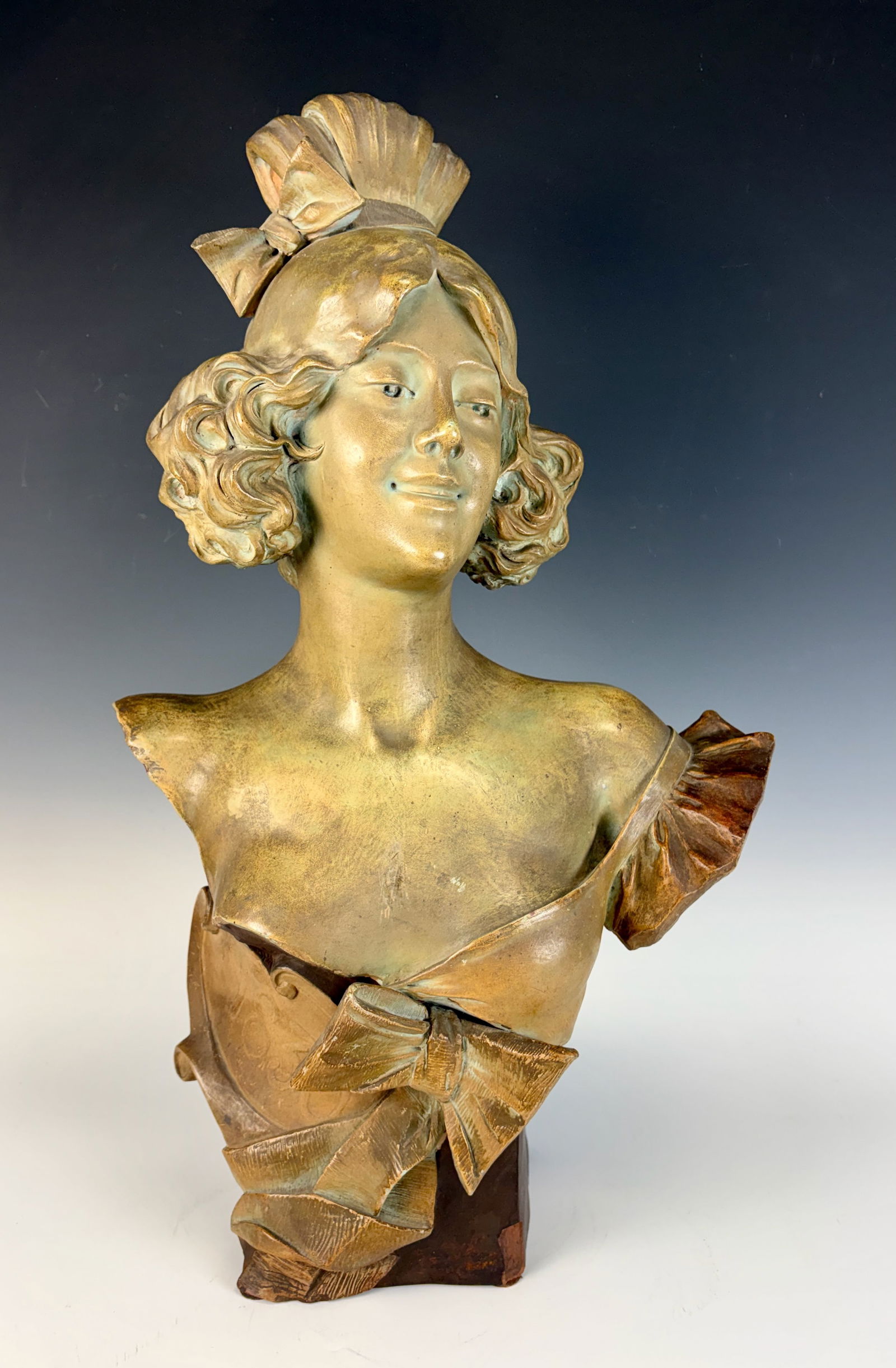 Rene Charles Masse Terracotta Bust of a Beauty (1 of 6)