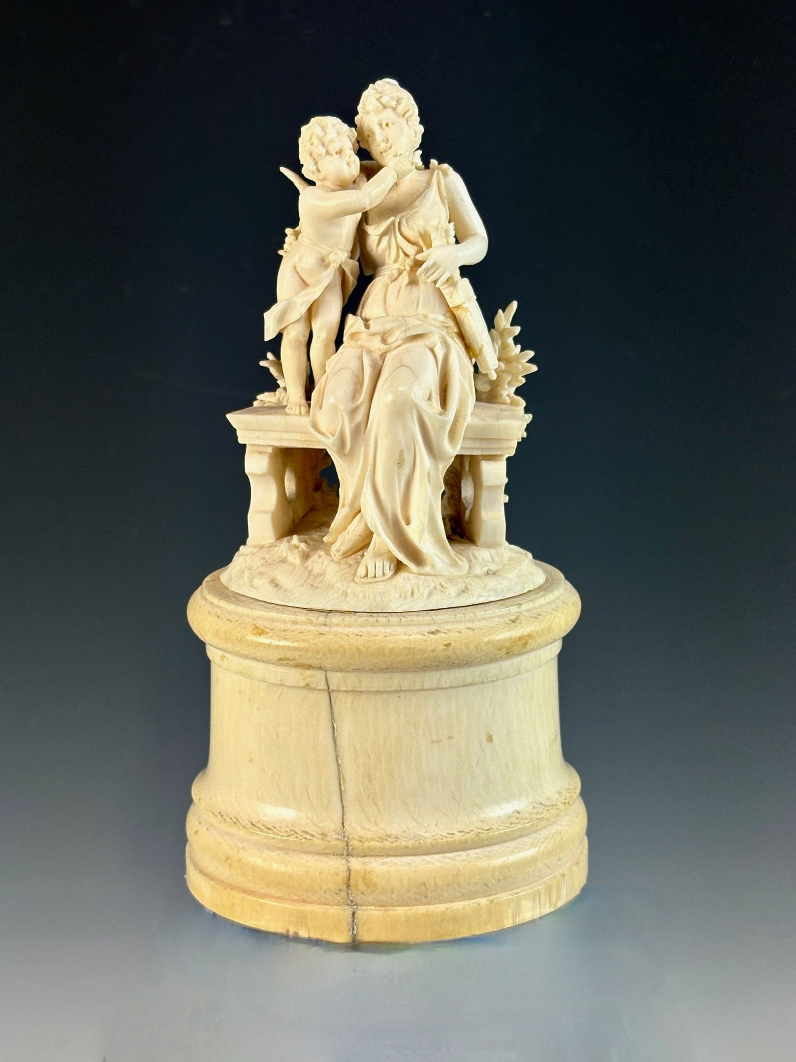 Bronze Grotesque Mythical Creature Lamp: Circa 1900, Fabulous gilt bronze lamp modeled as a grotesque winged bird with dragon head at top, suspended by chains is a pierced shade (lined with fabric) with winged putti and seated characters wit