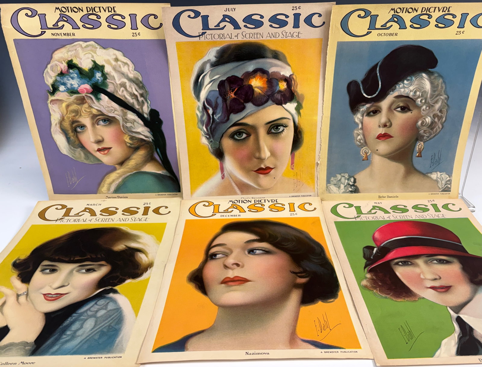 12 Classic Magazine Covers Actresses by Dahl (1 of 2)