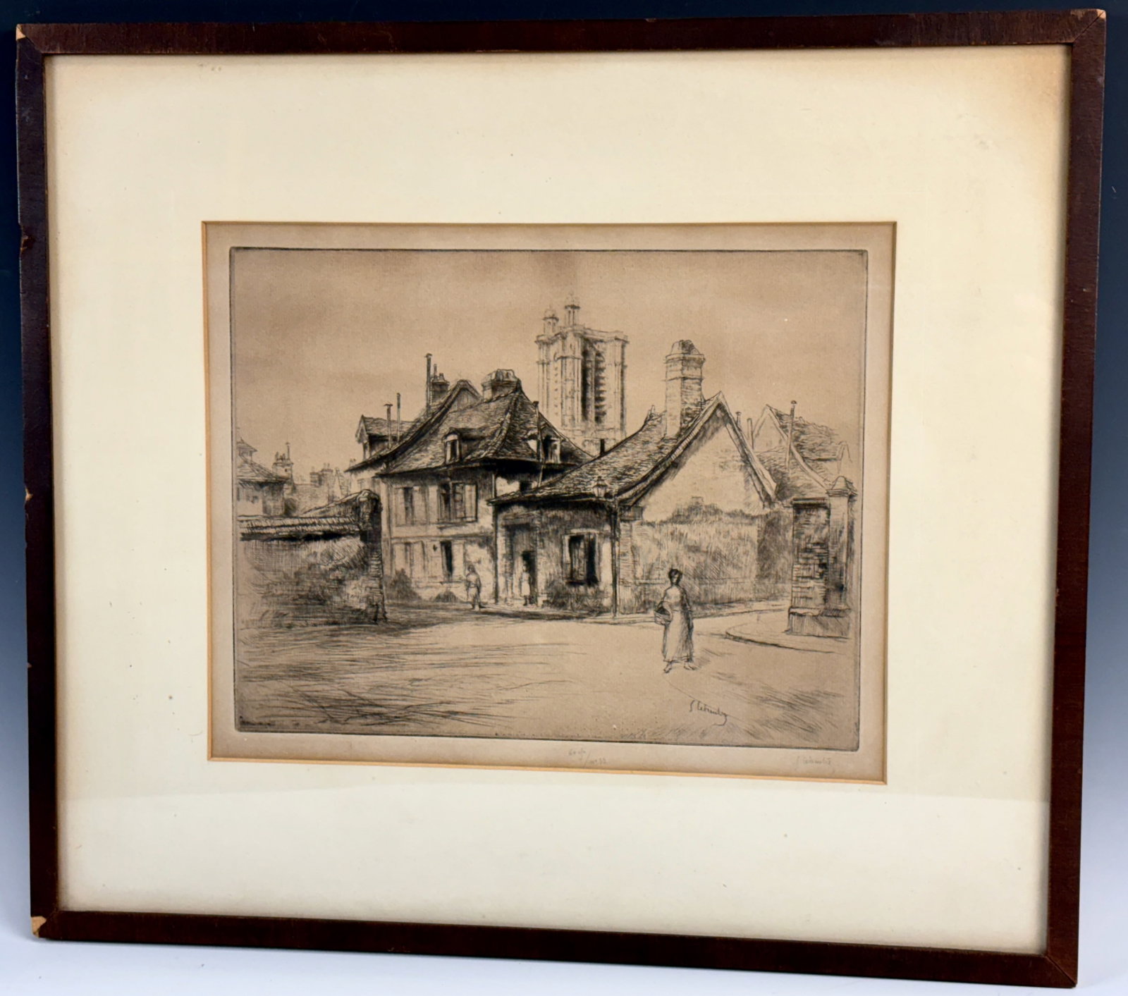 Gustave LeHeutre Etching & Drypoint (1 of 4)