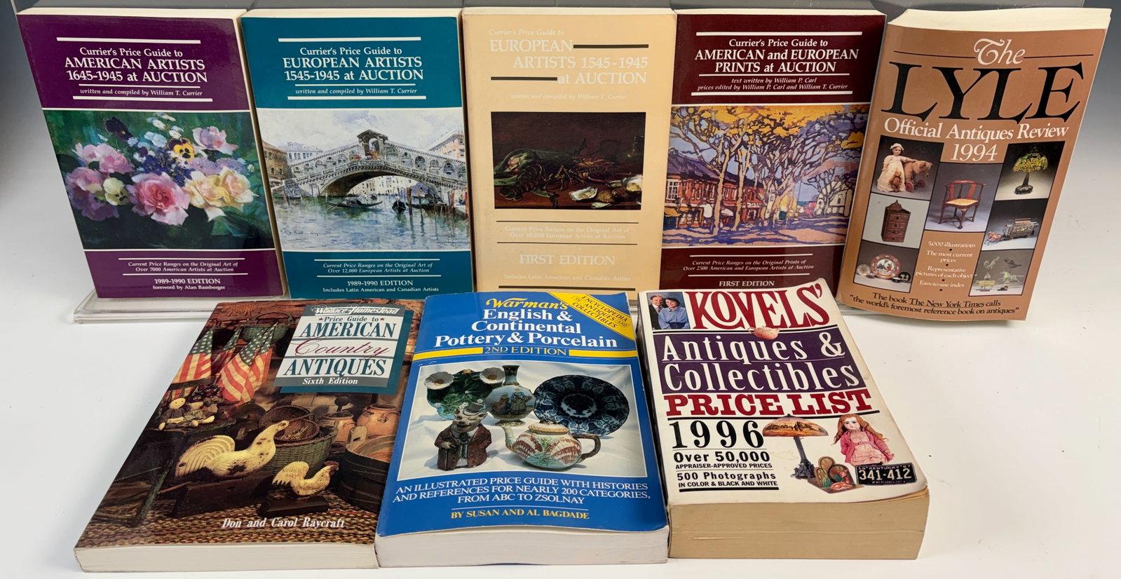 8 Art Reference Books Price Guides (1 of 1)