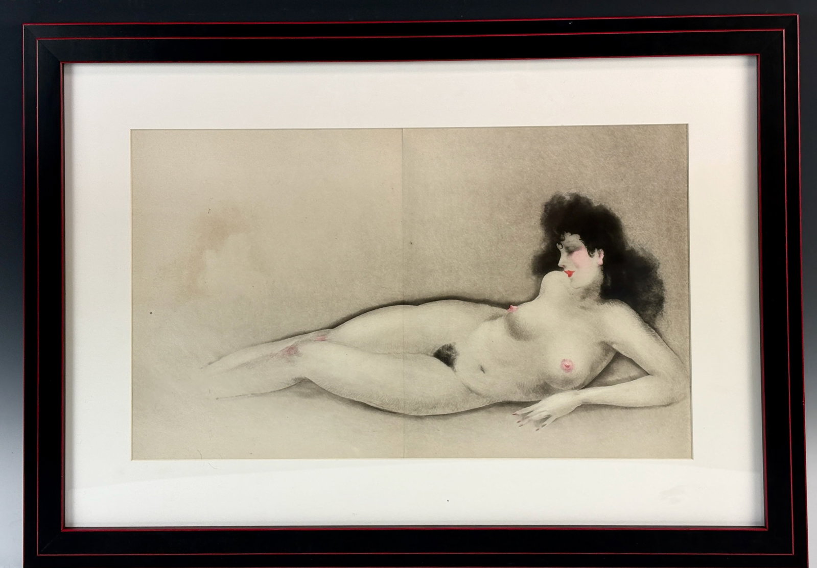 Louis Icart Le Vie Des Seins Nude Etching (1 of 2)