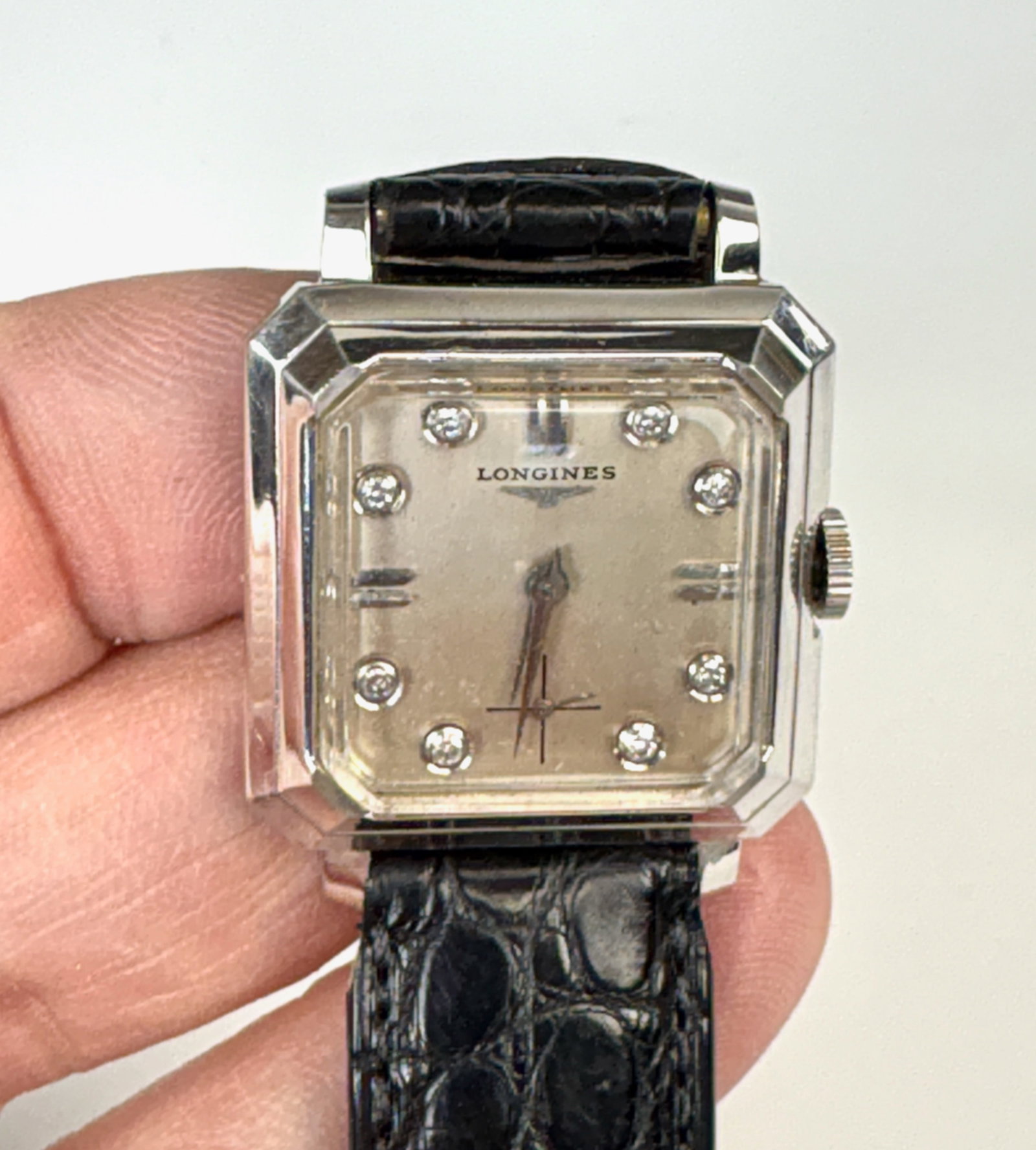 Vintage14K Gold Longines Watch w Diamonds (1 of 3)